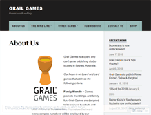 Tablet Screenshot of grail-games.com